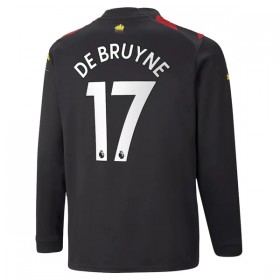 Manchester City De Bruyne 17 Gostujući Nogometni Dresovi 2022-23 L/S